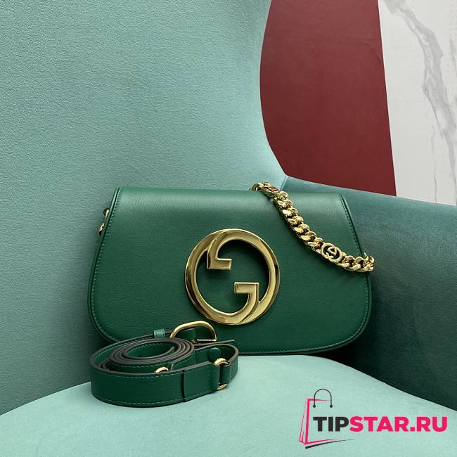 Gucci Blondie Bag Green 699268 Size 27×3.5×17 cm - 1
