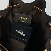 Fendi Mon Tresor Small Bucket Bag Gold Calfskin Size 12x10x18 cm - 2