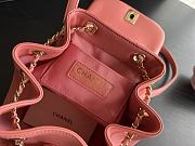 Chanel Small Backpack Original Leather Pink 2908 Size 18x18x12 cm - 5