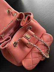 Chanel Small Backpack Original Leather Pink 2908 Size 18x18x12 cm - 2