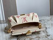 LV Creamy White Full Leather Chain Bag M45813 Size 24x14x9 cm - 5