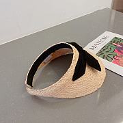 Celine Summer New Empty Top Headband Black - 2