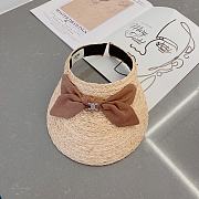 Celine Summer New Empty Top Headband Brown - 3