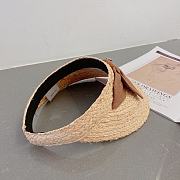 Celine Summer New Empty Top Headband Brown - 2