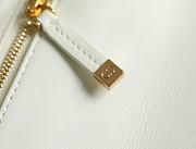 Dior Caro White Gilt Buckle Size 20x12x7 cm - 3