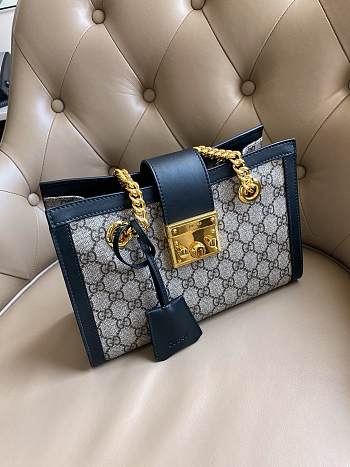 Gucci The Extra Capacity Padlock Bag Size 26x18x10 cm