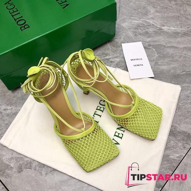 Bottega Veneta Avocado Green Heels - 1