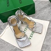 Bottega Veneta Silver Color Heels - 1