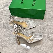 Bottega Veneta Silver Color Heels - 5