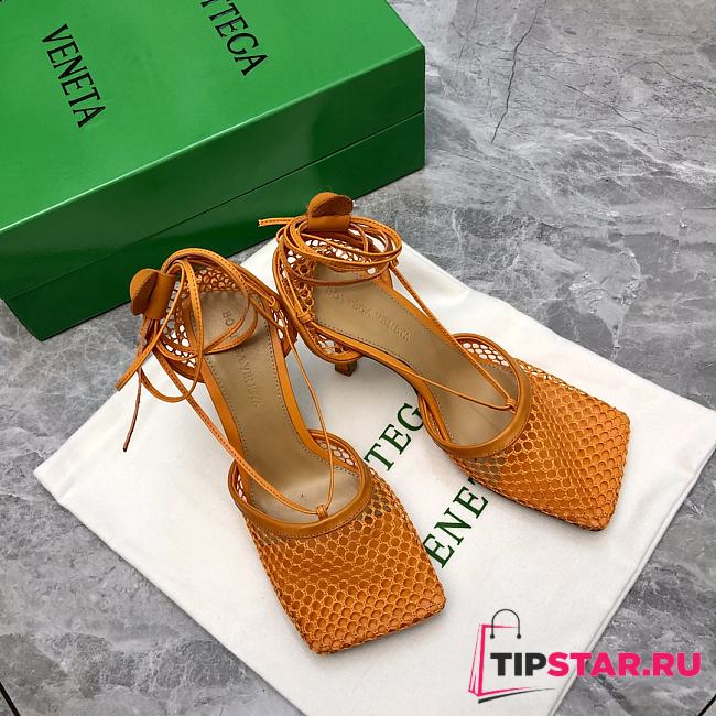 Bottega Veneta Orange Color Heels - 1