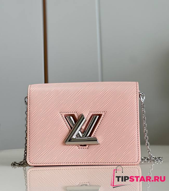 LV The Twist Belt Chain Bag Pink Size 19x13.5x4.2 cm - 1