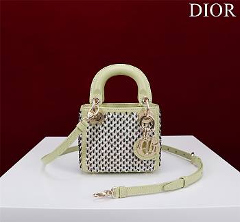 Dior Lady Extra Mini Light Green S085685 Size 12x10.2 cm