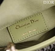 Dior Lady Extra Mini Light Green S085685 Size 12x10.2 cm - 4