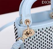 Dior Lady Extra Mini Blue S085685 Size 12x10.2 cm - 3