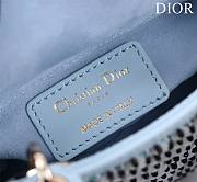 Dior Lady Extra Mini Blue S085685 Size 12x10.2 cm - 4