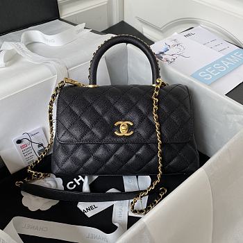 Chanel Classic Black Bag Size 23cm