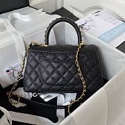 Chanel Classic Black Bag Size 23cm - 3