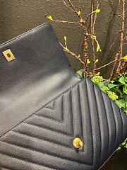 Chanel Coco Dark Blue Gold Hardware Size 18×29×12 cm - 3