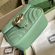 Gucci GG Marmont Green Size 18x13.5x8 cm - 5