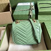 Gucci GG Marmont Green Size 18x13.5x8 cm - 2