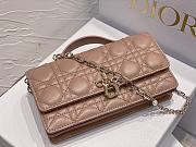 Mini Miss Dior Bag Rose Des Vents Cannage Lambskin Size 21x11.5x4.5 cm - 5