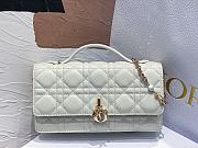 Mini Miss Dior Bag Latte Cannage Lambskin Size 21x11.5x4.5 cm - 2