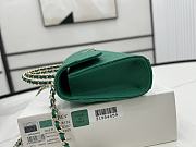 Chanel Green Handbag Size 18x10x4.5 cm - 4