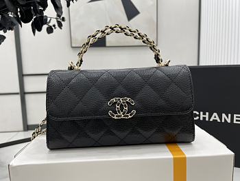 Chanel Black Handbag Size 18x10x4.5 cm