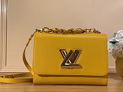 LV Twist MM Bag Epi Leather Yellow M59888 23x17x9.5 cm - 1