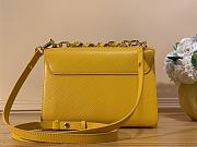 LV Twist MM Bag Epi Leather Yellow M59888 23x17x9.5 cm - 4
