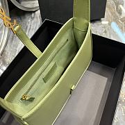 YSL Avocado Green Plain Bag 25X14X6 cm - 5