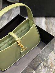 YSL Avocado Green Plain Bag 25X14X6 cm - 4