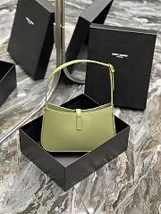 YSL Avocado Green Plain Bag 25X14X6 cm - 2