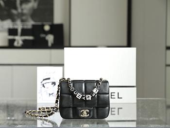 Chanel Early Spring Vacation Mini Bag Black Size 16.5x12.5x8.3 cm