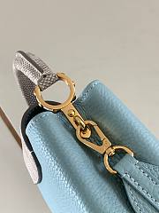Louis Vuitton Capucines BB Bag Olympe Blue M21166 Size 21x14x8 cm - 4