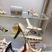 Chanel Catwalk Double C Chain Sandals 7.5 cm - 5