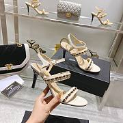Chanel Catwalk Double C Chain Sandals 7.5 cm - 4
