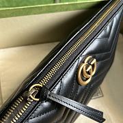 GG Marmont Shoulder Bag Black Size 23x12x10 cm - 2