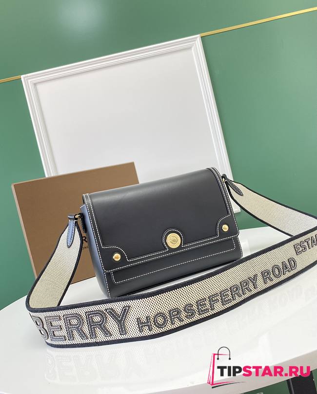 Burberry Slim Crossbody Bag Black Size 25x8.5x18 cm - 1
