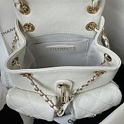 Chanel White Backpack Size 21x20x12 cm - 3