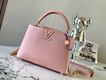 Louis Vuitton Capucines BB M21103 Pink Size 27x18x9 cm