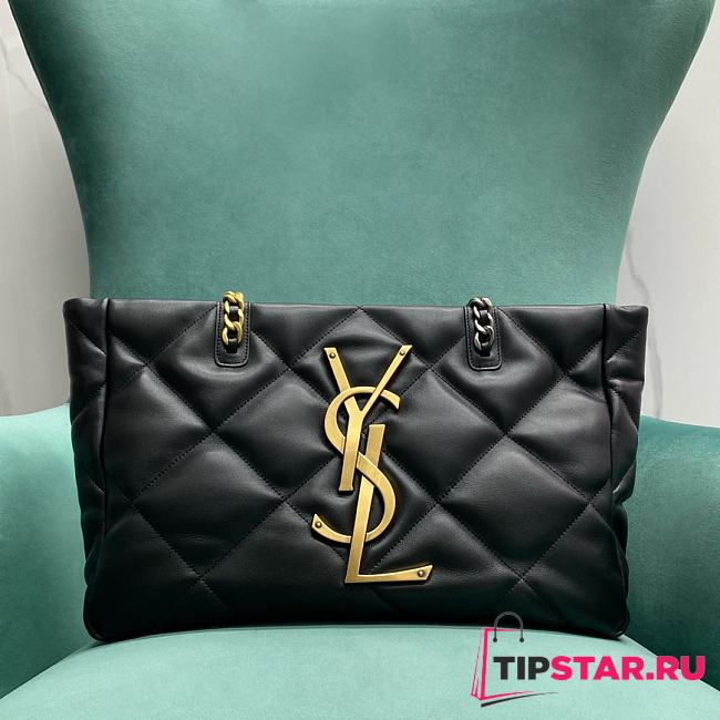 YSL Horizontal Shopping Bag Black Size 37×8.5×25 cm - 1