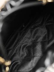 Chanel 22 Mini Handbag Shiny Black With Pearl AS3980 Size 20×19×6 Cm - 4