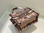 Powder Pink Dior Jardin Magique Embroidery Size 26.5x21x14 cm - 4