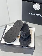 Chanel Summer New Beach Black Slippers - 5