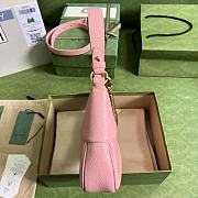 Gucci Pink Aphrodite Small Shoulder Bag Size 25x19x7 cm - 2