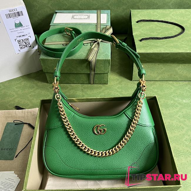 Gucci Green Aphrodite Small Shoulder Bag Size 25x19x7 cm - 1