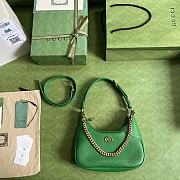 Gucci Green Aphrodite Small Shoulder Bag Size 25x19x7 cm - 2