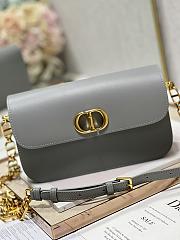 Dior 30 Montaigne Avenue Bag Ethereal Gray Size 22.5x12.5x6.5 cm - 3