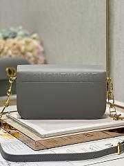 Dior 30 Montaigne Avenue Bag Ethereal Gray Size 22.5x12.5x6.5 cm - 4